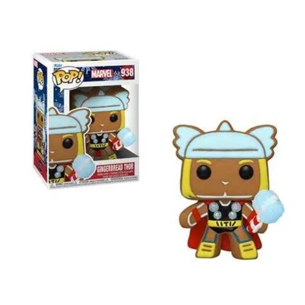Funko Pop Marvel Holiday Gingerbread Thor 142 Funko Shop Exclusive Bobble-Head